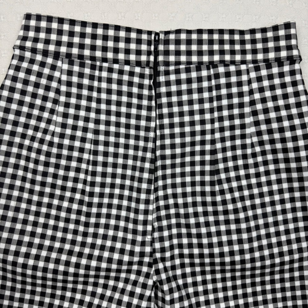 NWT Vixen Micheline Pitt Cigarette Pant Gingham Rockabilly Womens S Black White - Picture 9 of 13